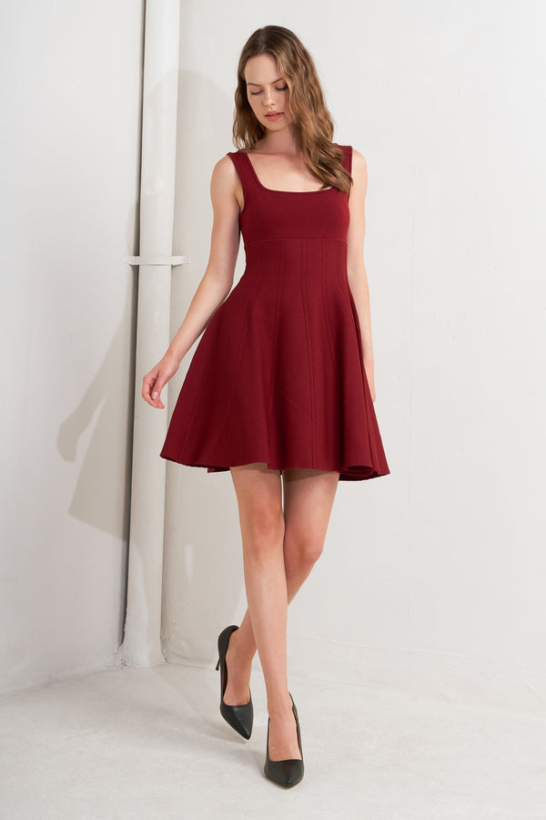 skater-in-wine-sweater-mini-dress Flying Tomato-Sophia's StyleSWEATERS-1